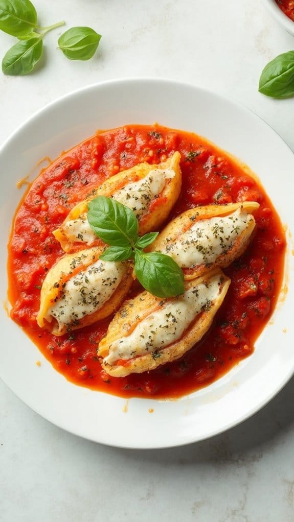 ricotta filled pasta shells