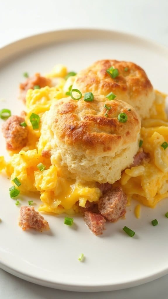 savory biscuit casserole recipe