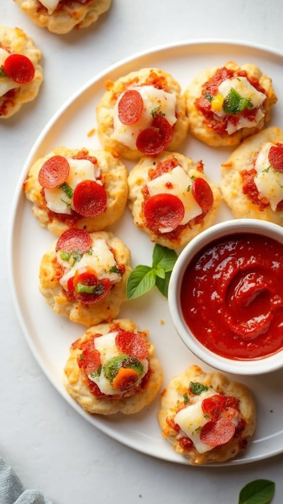 savory biscuit pizza snacks