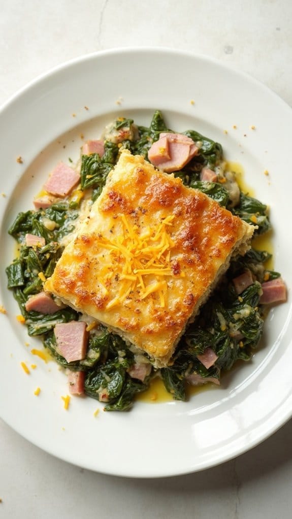 savory collard greens bake