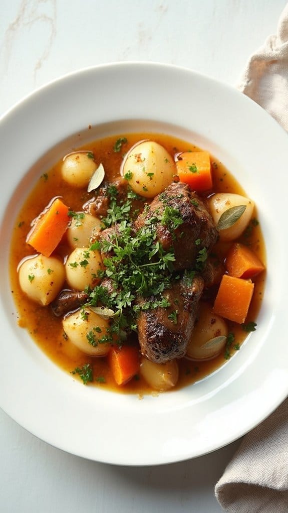 savory lamb stew dish