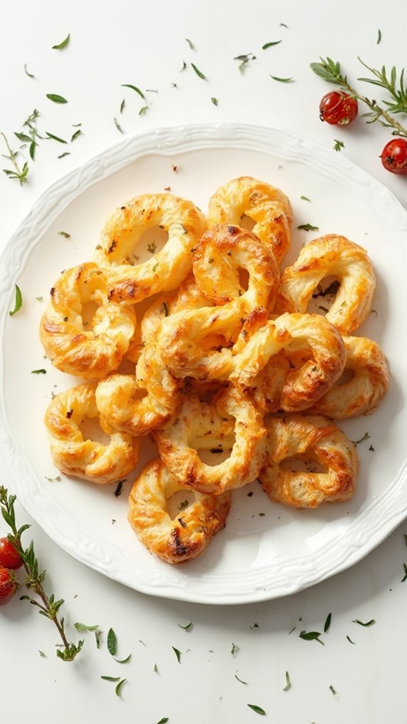 savory pastry twists recipe