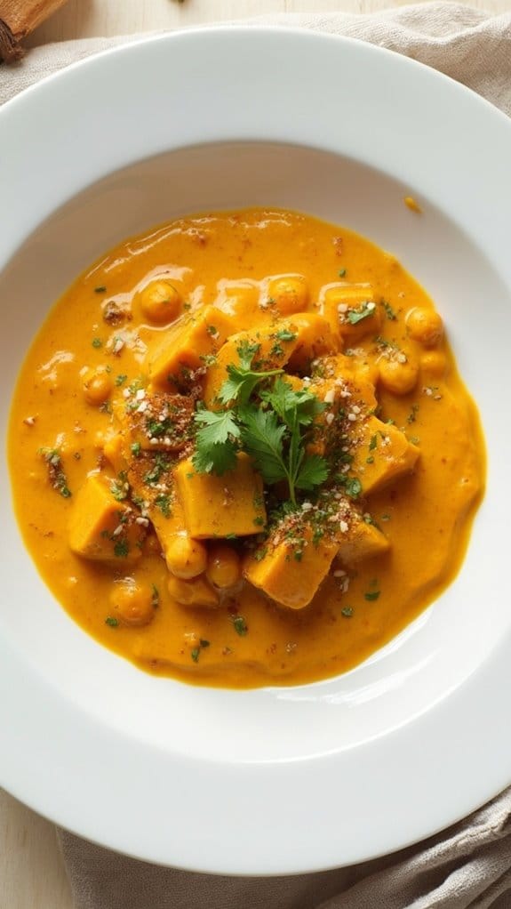 savory pumpkin chickpea dish