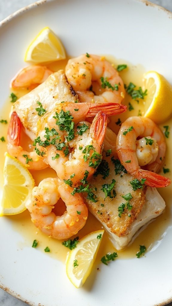 savory seafood garlic dish