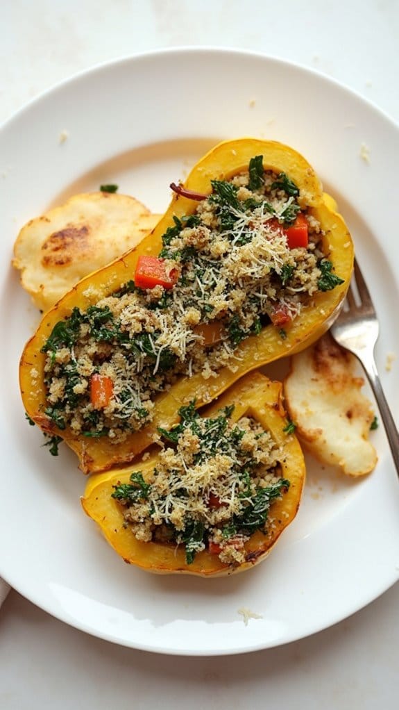 savory stuffed acorn squash