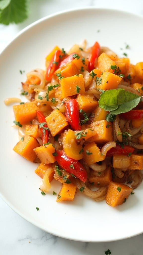 savory sweet potato dish