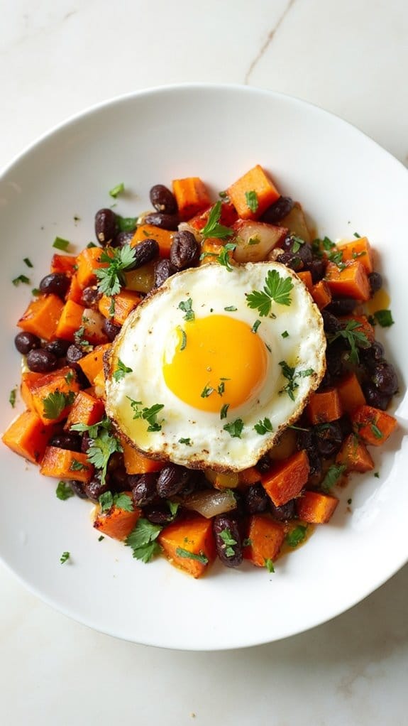 savory sweet potato hash