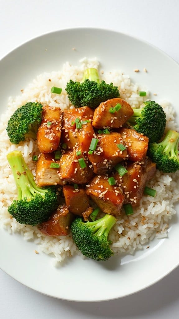 savory teriyaki chicken dish