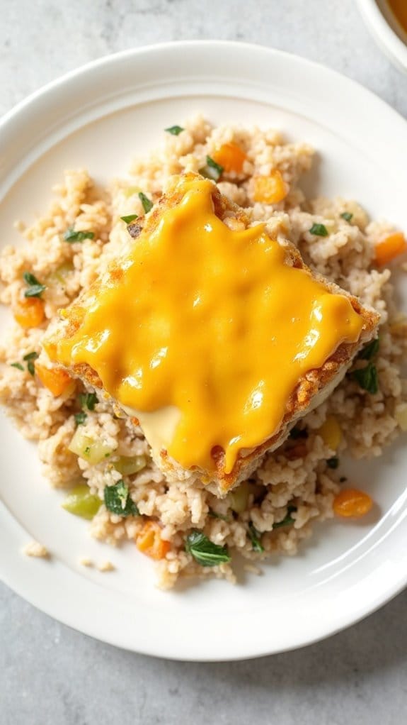 savory turkey rice bake