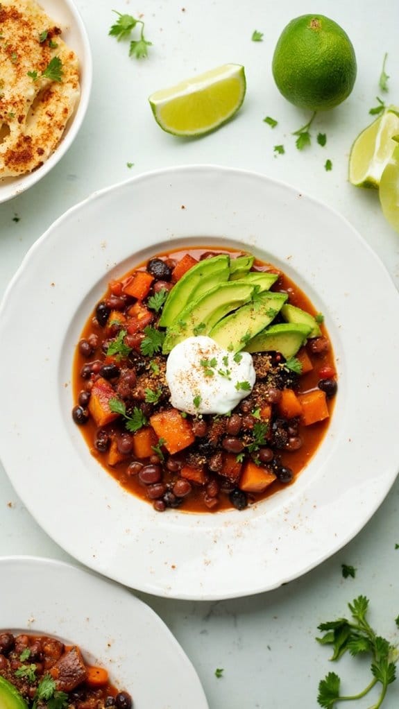 savory vegetarian chili recipe