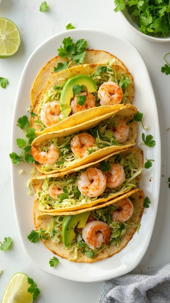 shrimp tacos with spice