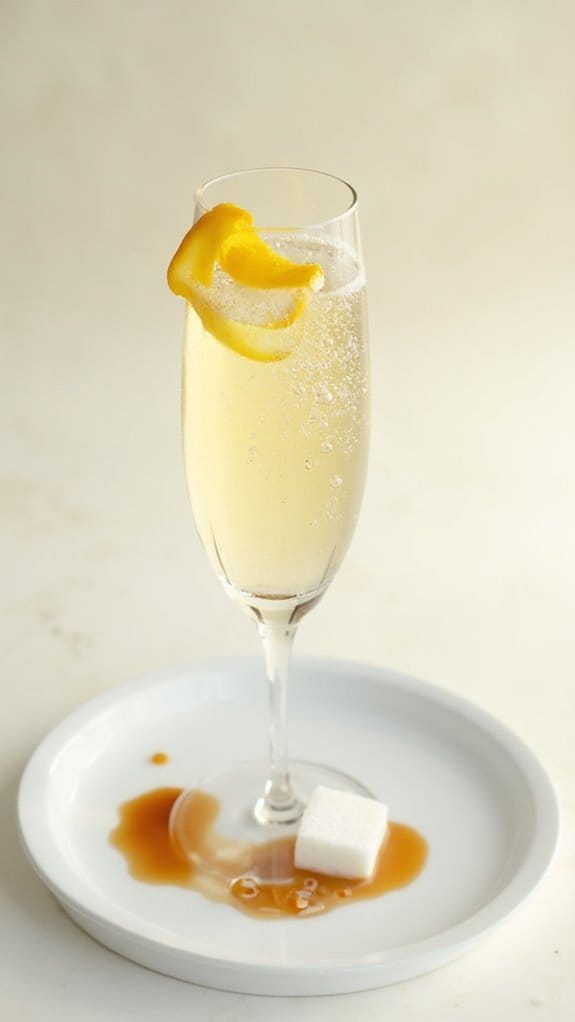 sparkling wine mixed drink