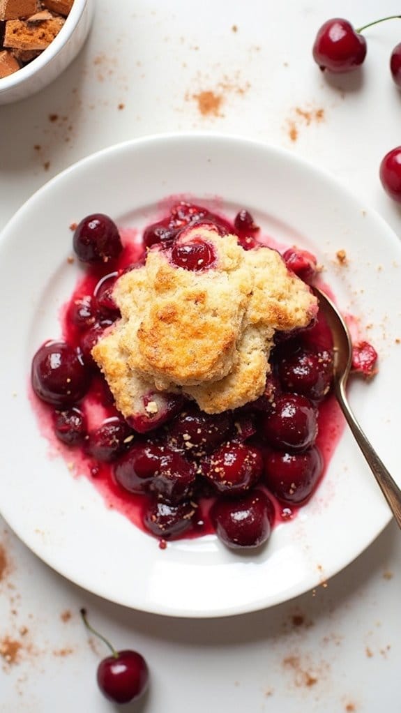 spiced cherry dessert delight