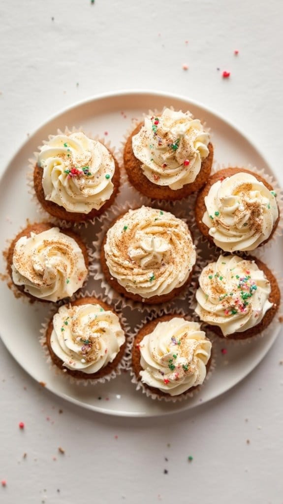 spiced festive cupcake delight