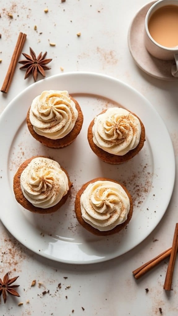 spiced gingerbread cupcake recipe