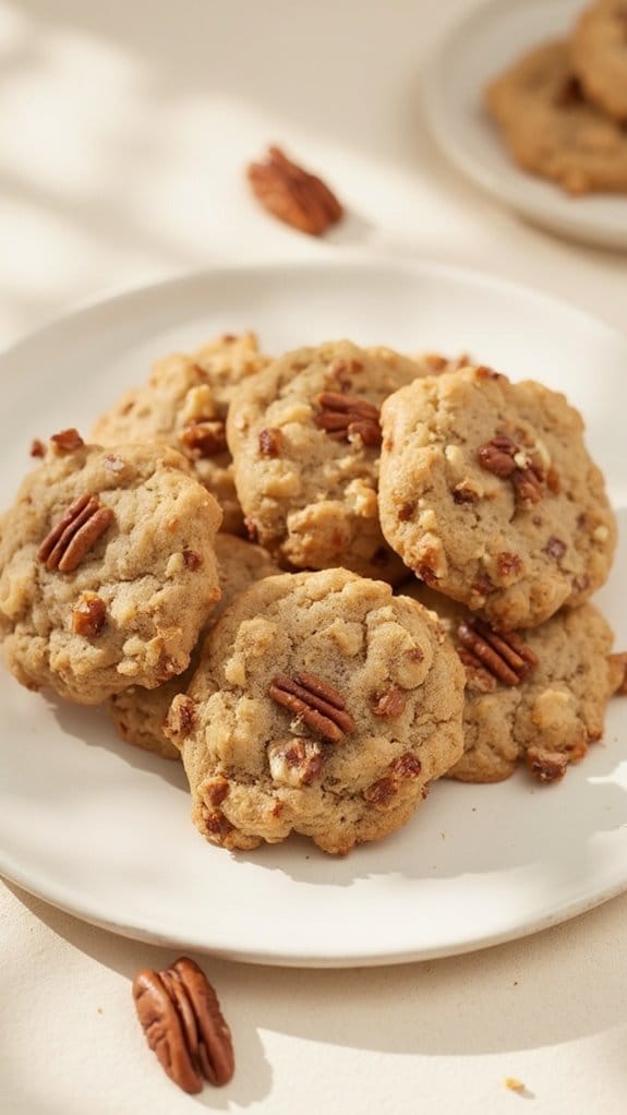 spiced pecan pie cookies