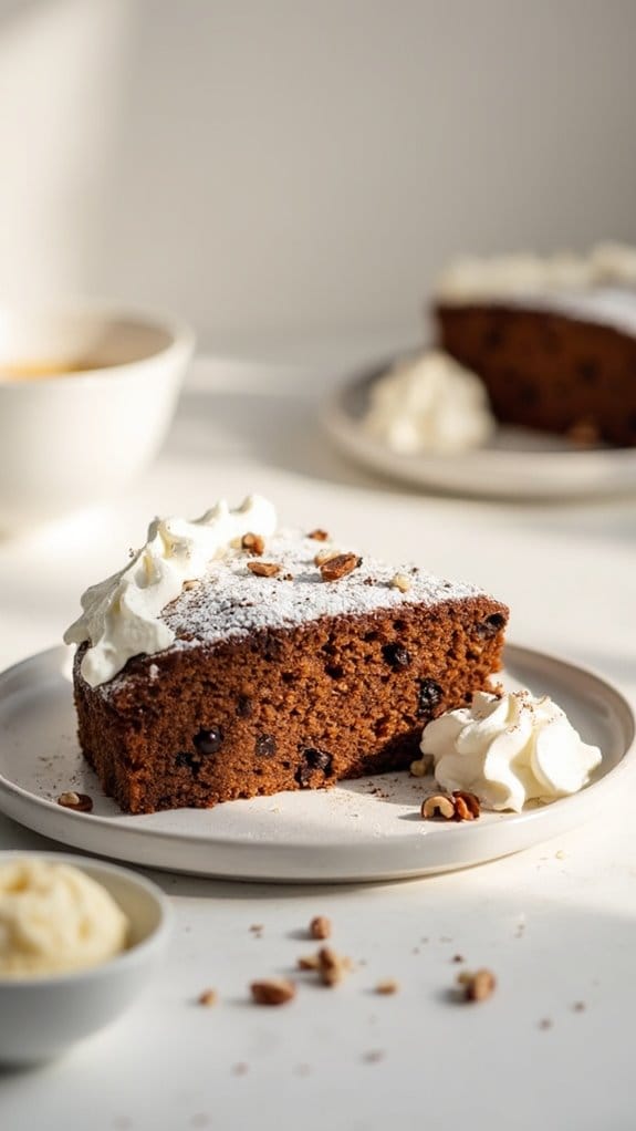 spiced pumpernickel cake delight