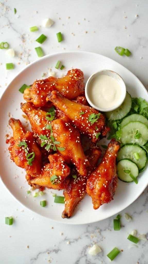 spicy and flavorful chicken wings