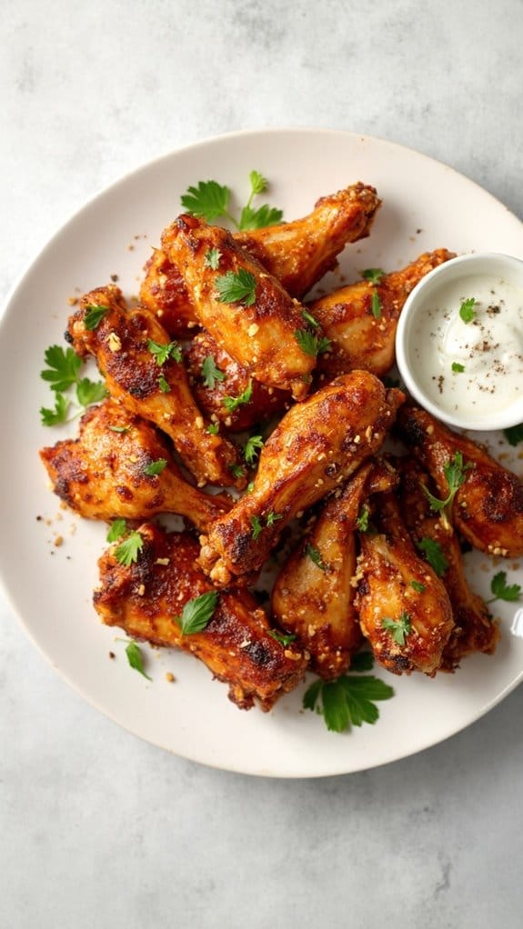 spicy cajun chicken wings