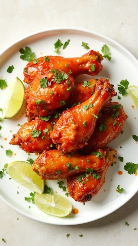 spicy citrus flavored chicken wings