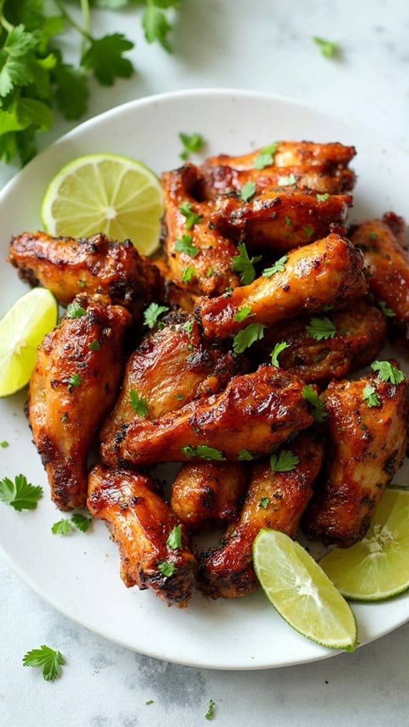 spicy marinated chicken wings