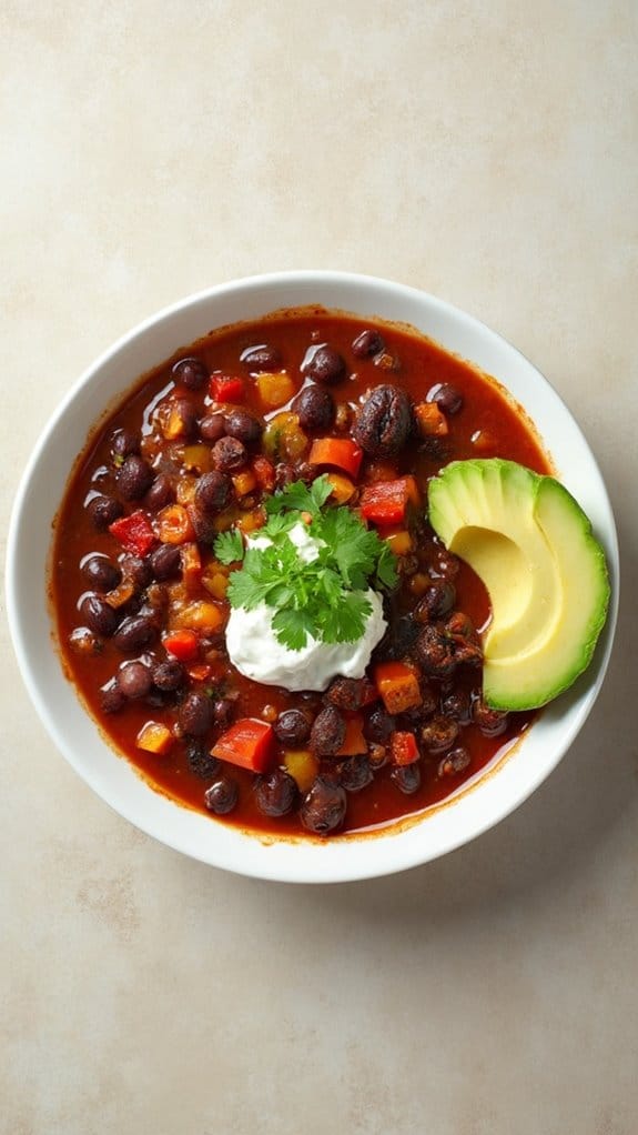 spicy mexican black beans