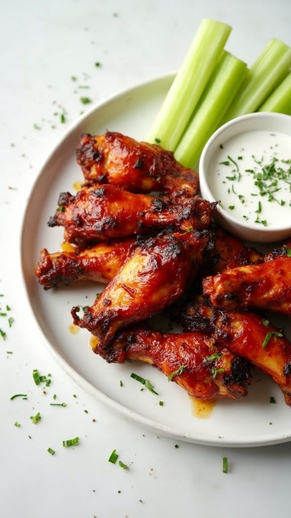 spicy smoky chicken wings