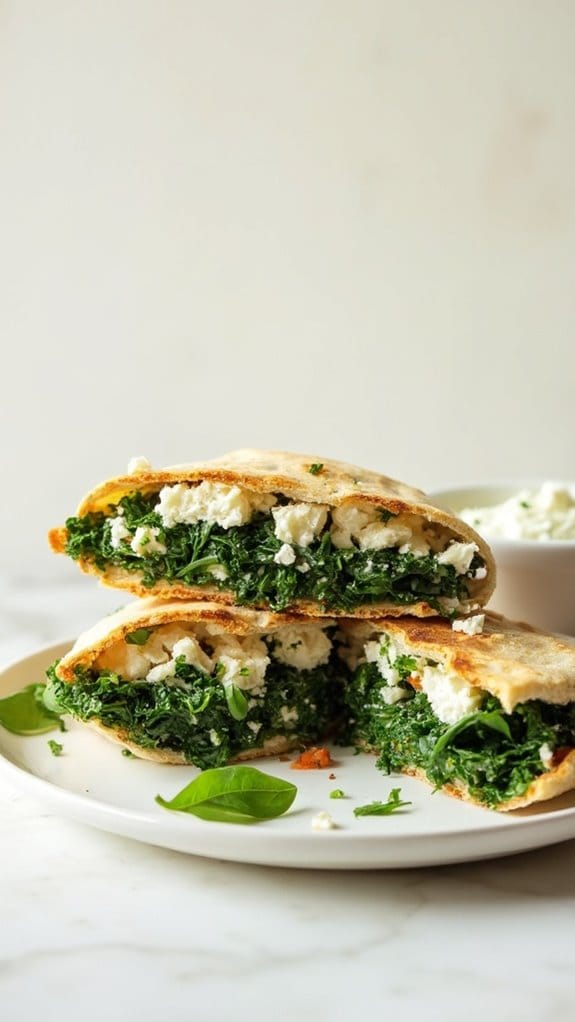 spinach and feta filling