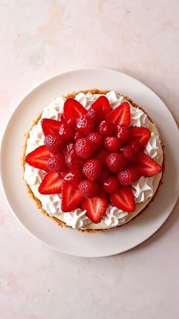 strawberry shortcake cheesecake delight