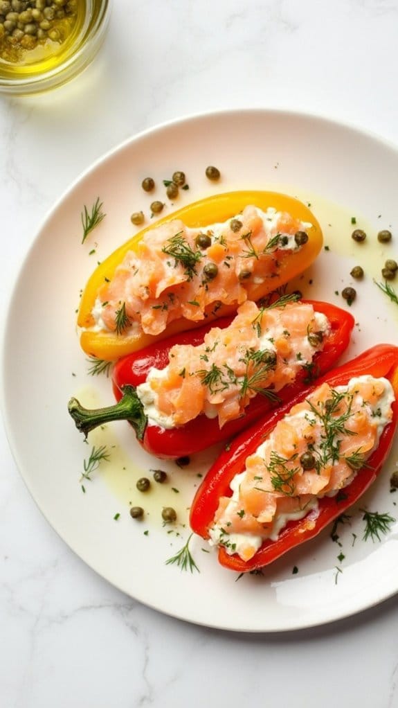 stuffed peppers with salmon