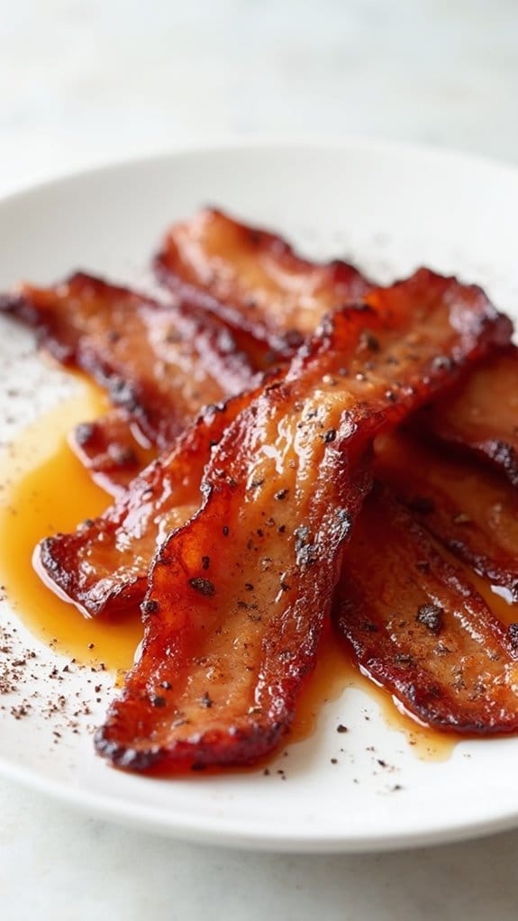 sweet and savory bacon