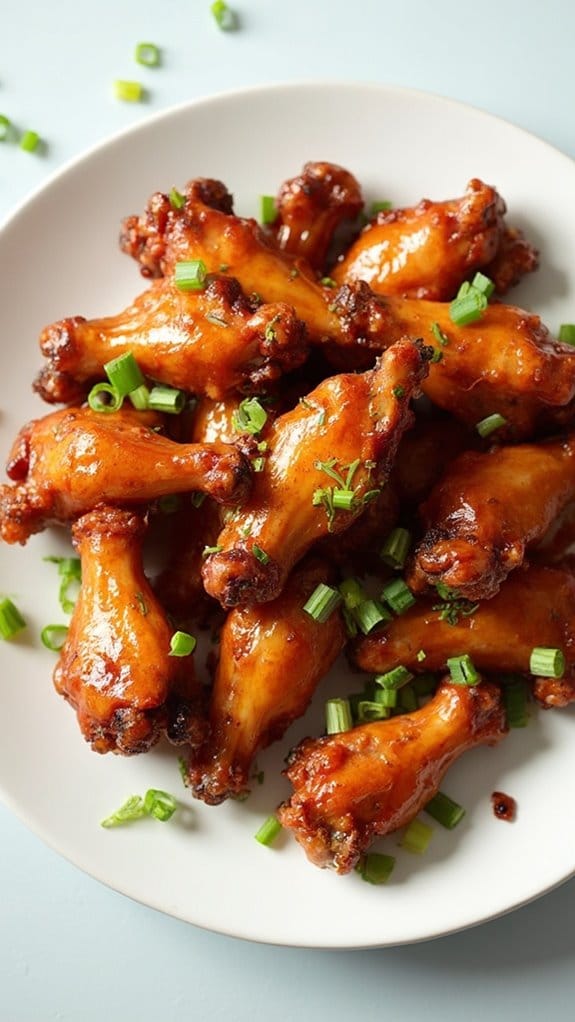 sweet and savory wings