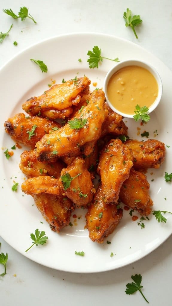 sweet and tangy wings