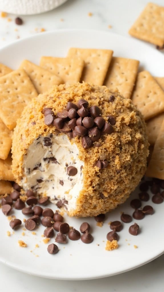 sweet dessert cheese ball