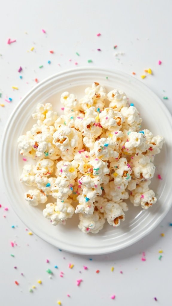 sweet festive popcorn treat