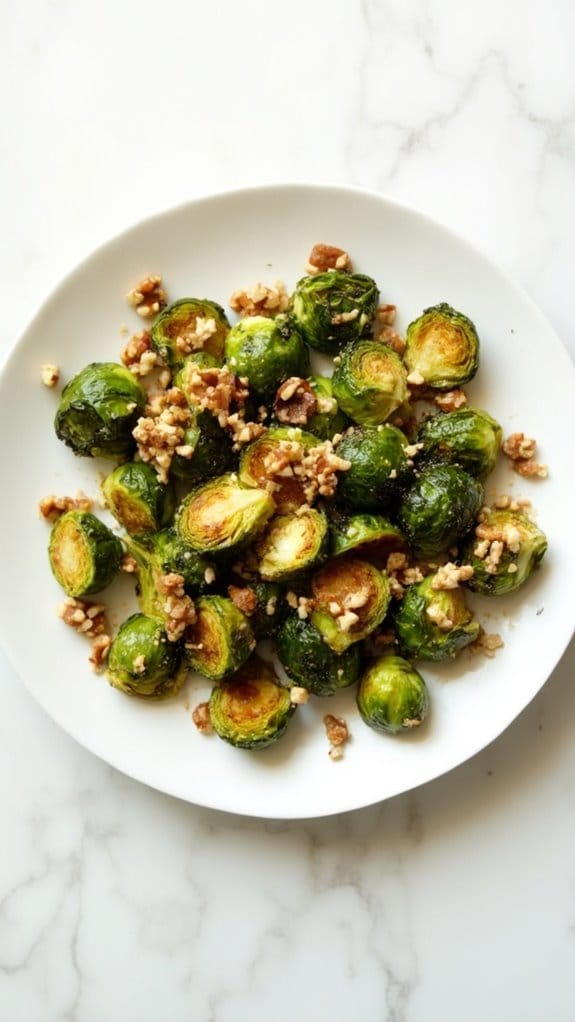 sweet maple brussels sprouts