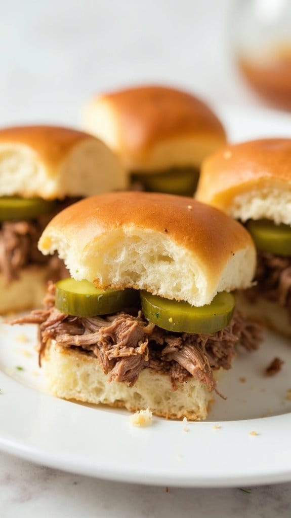 tiny beef sandwich delights