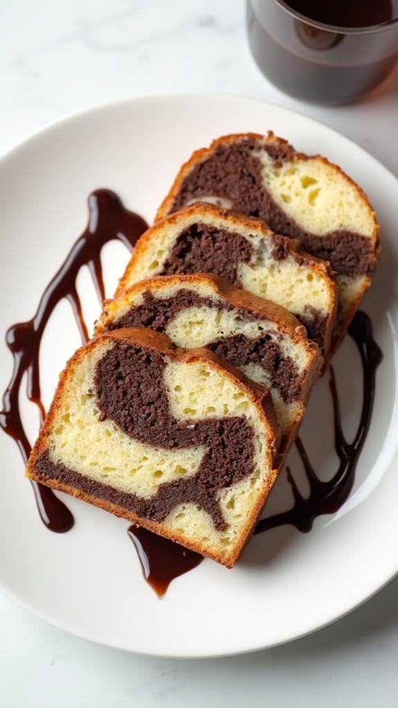 traditional german marble cake