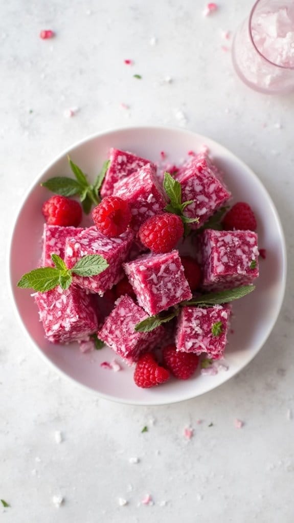 tropical fruit dessert bites