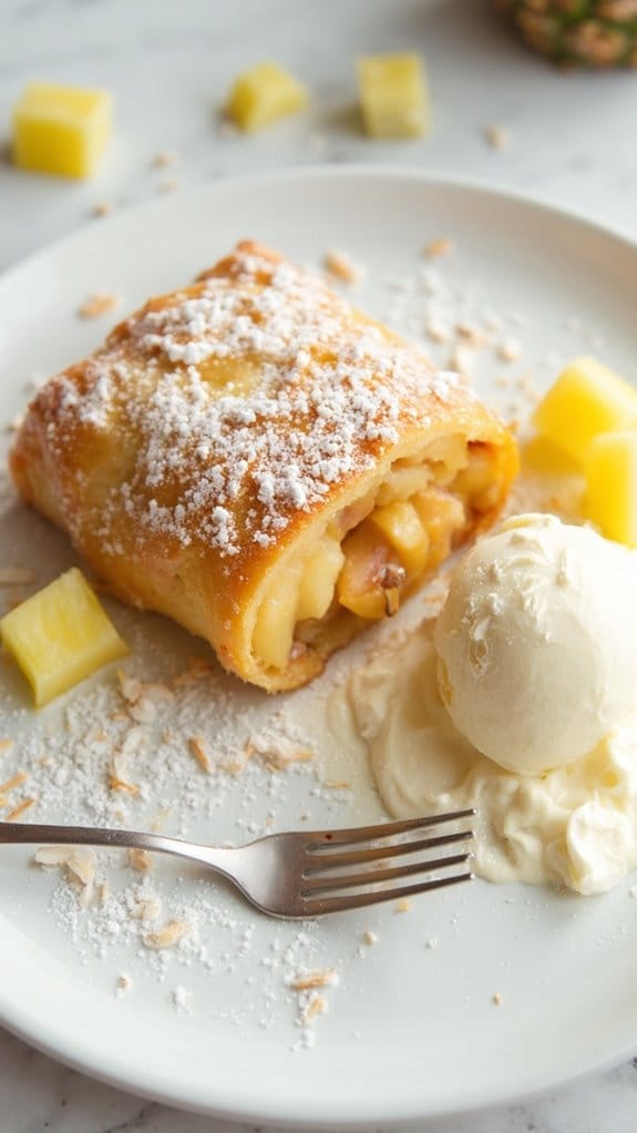 tropical fruit pastry delight