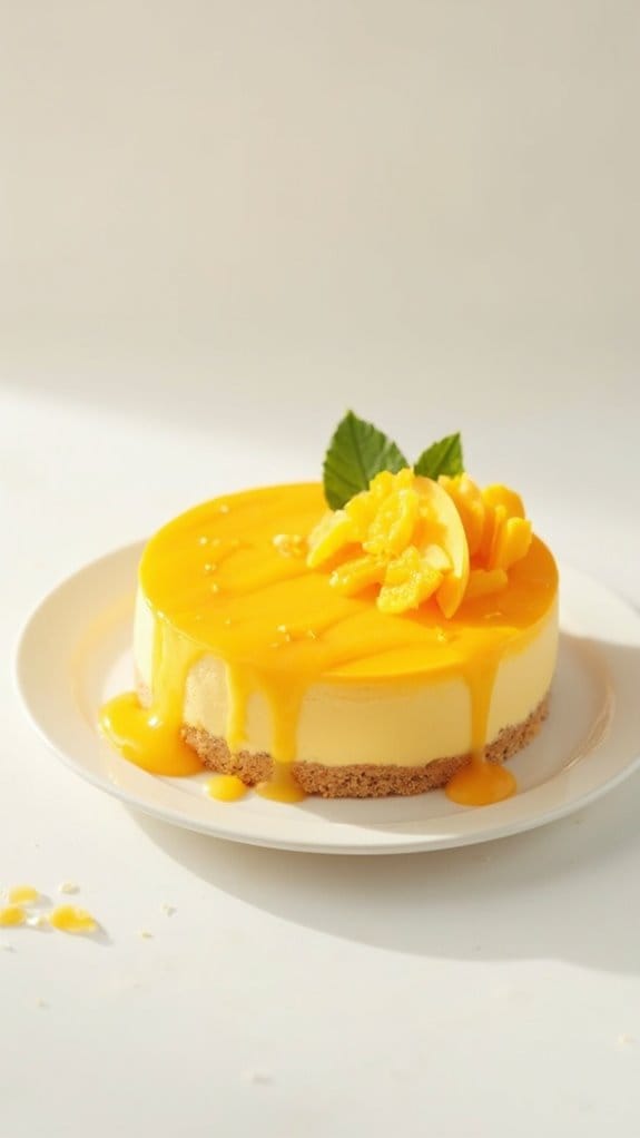 tropical mango cheesecake delight