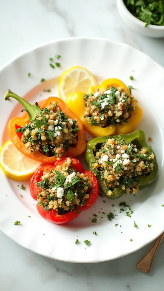 vegetarian stuffed bell peppers