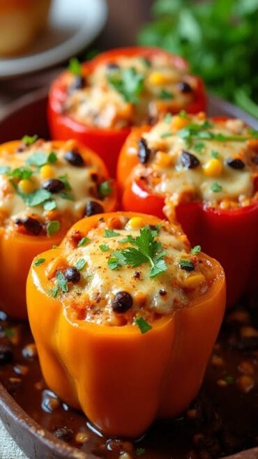 wholesome stuffed pepper recipes