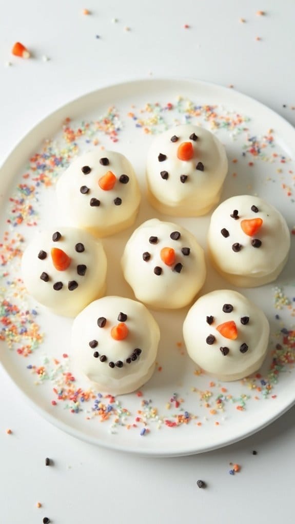 winter themed dessert treats