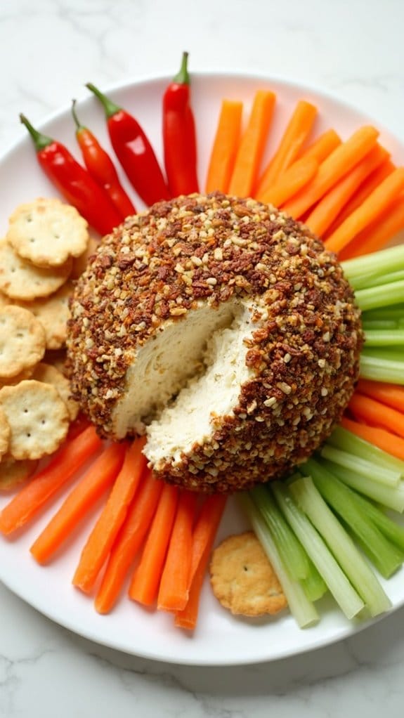 zesty cheese ball delight