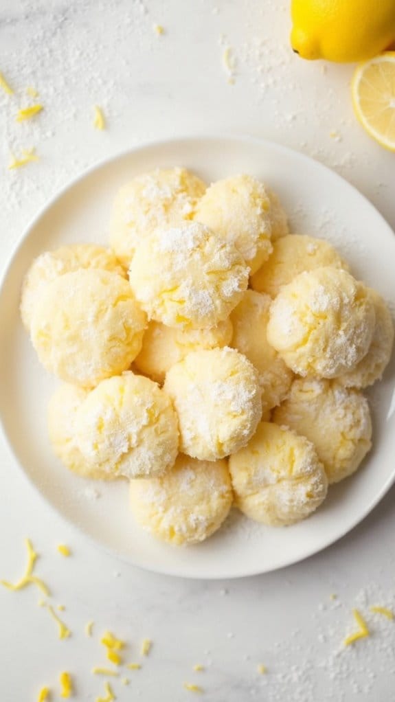 zesty lemon ricotta treats