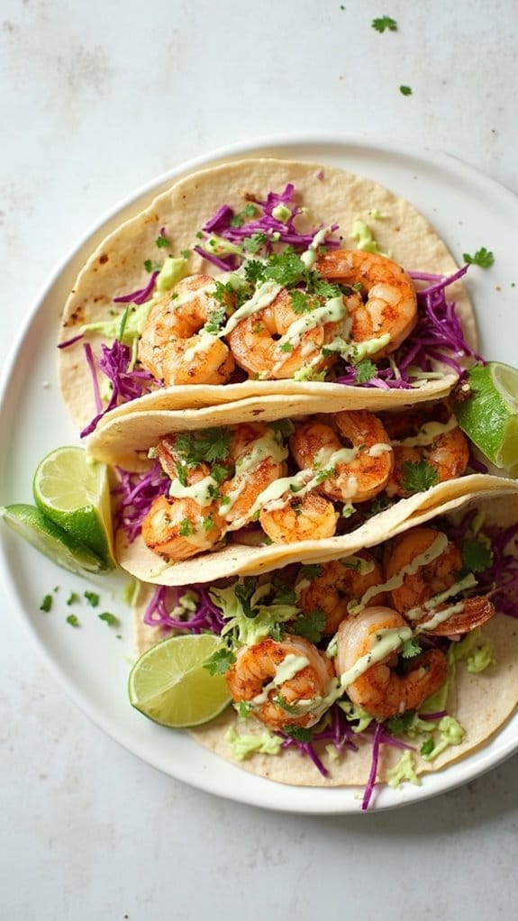 zesty shrimp taco delight