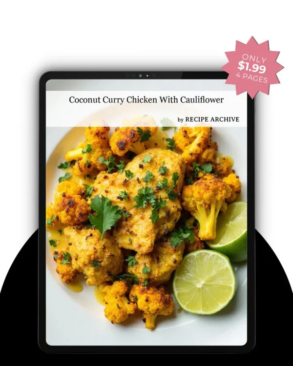 Coconut Curry Chicken With Cauliflower