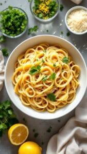 Linguine With Lemon Sauce